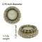 4 Pcs Pearl Tealight Candle Holder Festival of Light Decorative T-light Holder for Diwali Navratri Christmas Thanksgiving Housewarming Gift Candle Stand for Centerpiece Table Home Decor